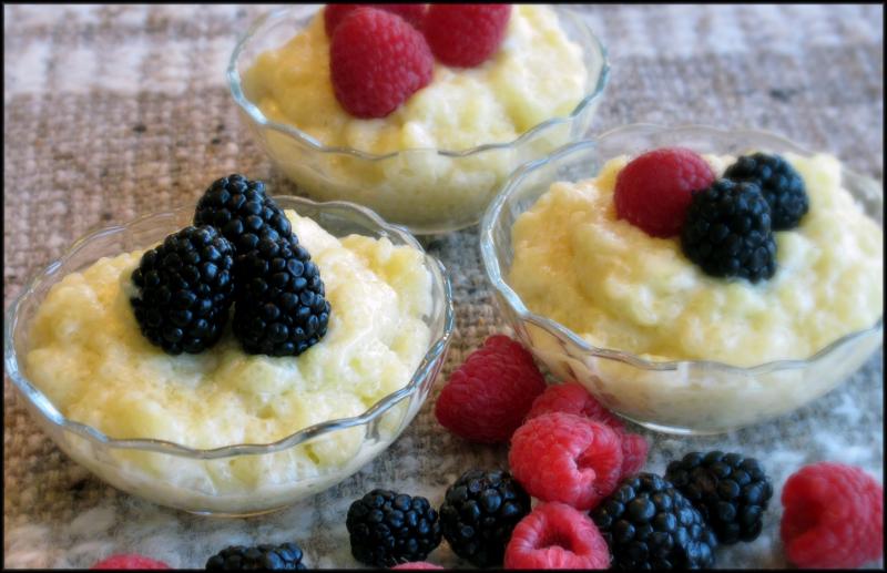 Tapioca pudding with raspberries and blackberries is a tasty treat. JACK CLEMONS PHOTO